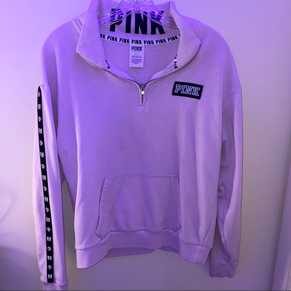 Light Purple Quarter Zip | PINK